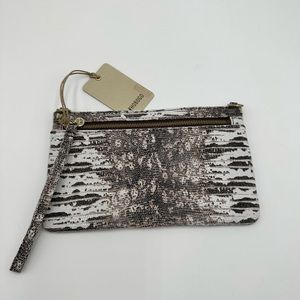Snake Print Clutch